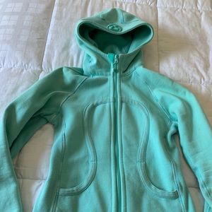 Mint Scuba with ombré stitching